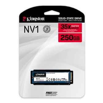 Kingston NV1 250GB NVMe PCIe Gen 3.0 X 4 SSD